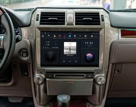 Магнитола для Lexus GX460 2009-2019 (поддержка Mark Levinson и 360) - Carmedia ZF-6018-DSP монитор 11" на Android 9, 4/64ГБ