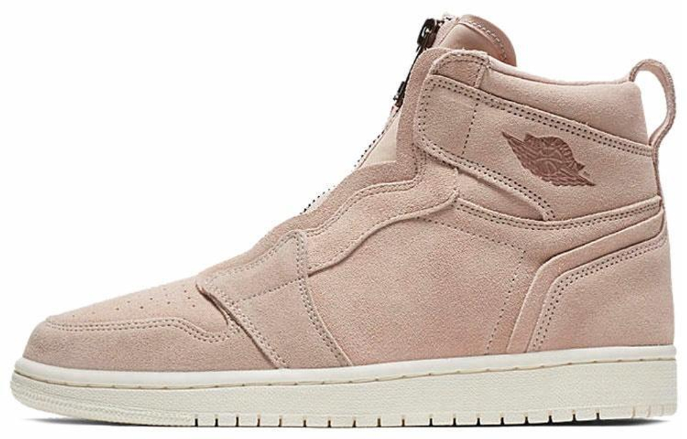 Кроссовки Jordan Air Jordan 1 Retro High Zip Particle Beige (W) (Женская размерная сетка)