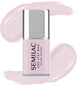 Semilac One Step Hybrid 3in1 - гибридный лак для ногтей, 5 ml