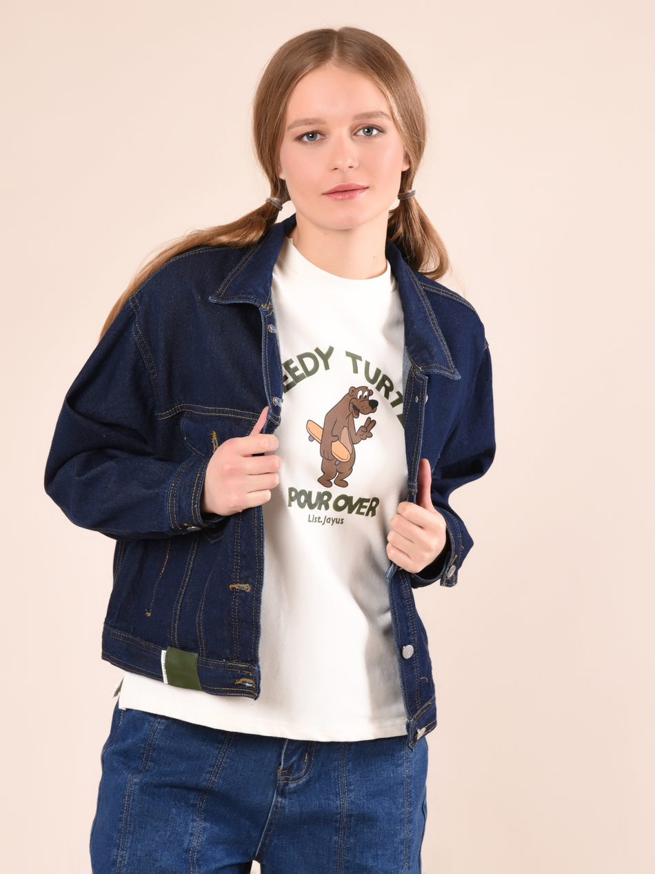 Куртка женская джинсовая