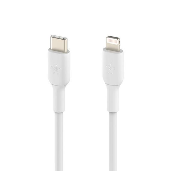 Кабель Belkin BoostCharge Lightning - USB-C 1м белый (CAA003BT1MWH)