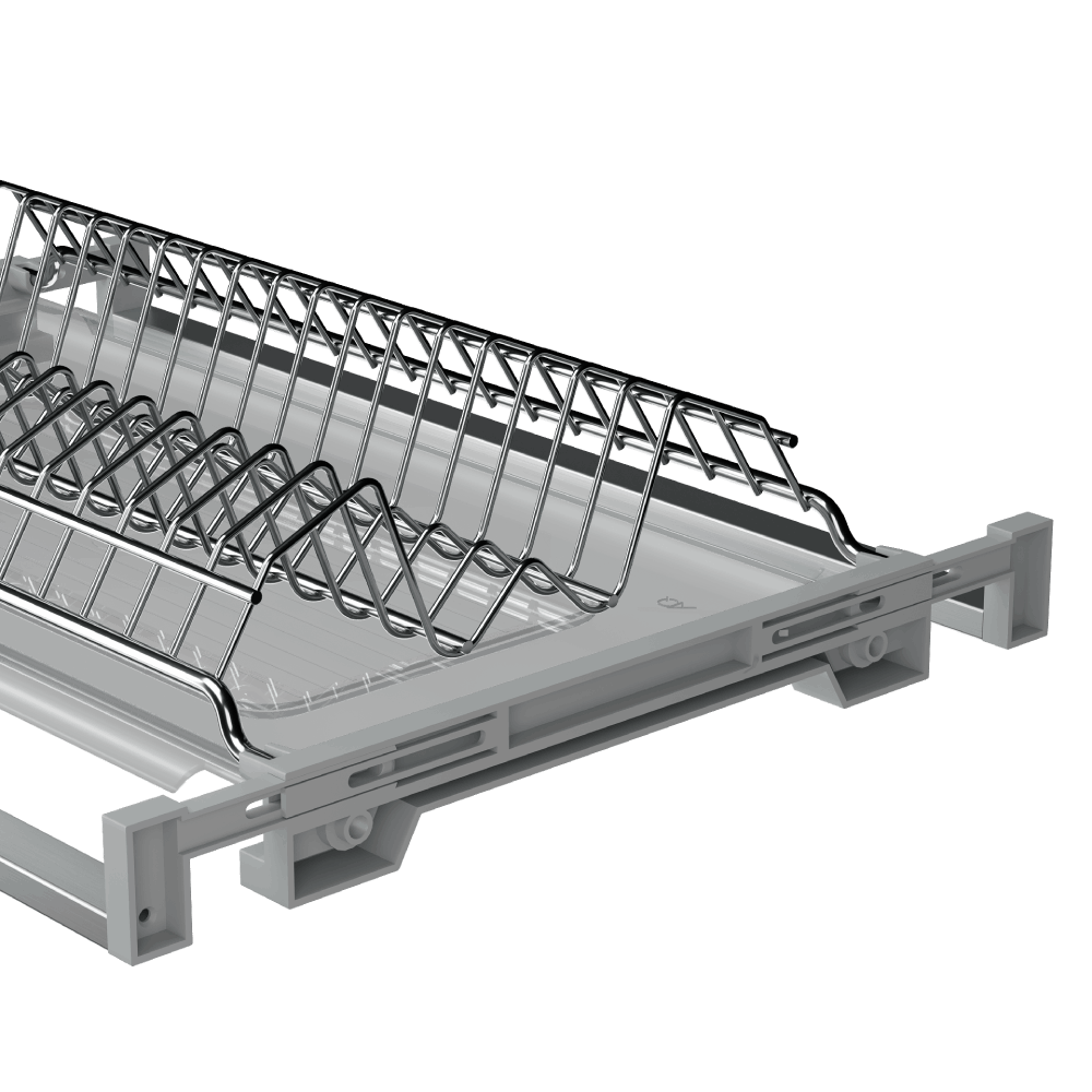 Сушка хром 900 Glory-line, AQ 16 мм (1 жесткий поддон)