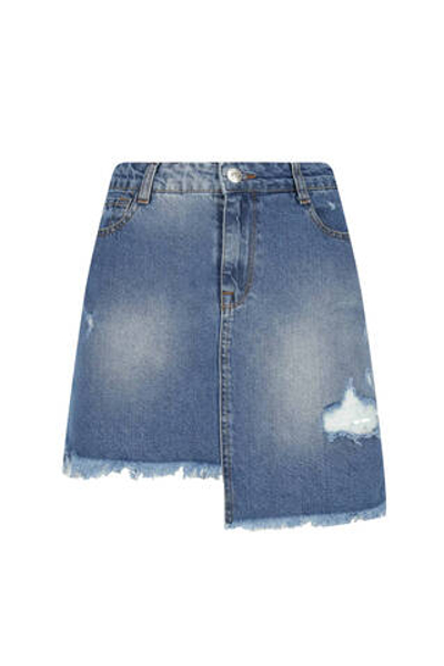 юбка My Twin - голубой(201MT2347)