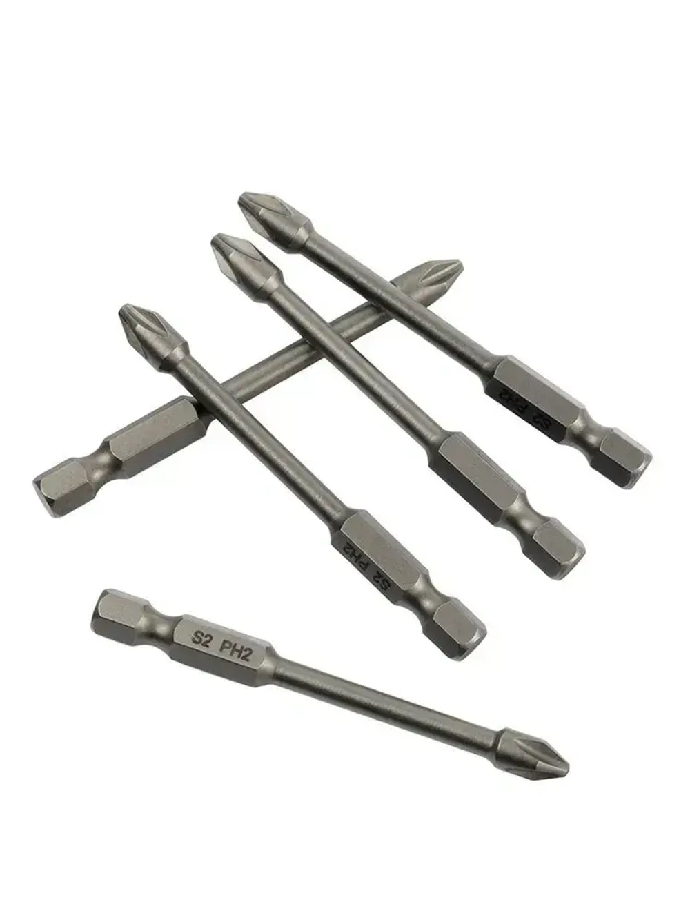 Набор торсионных бит IMPACT 5 шт S2 PH2 x 70 мм RAGE by VIRA