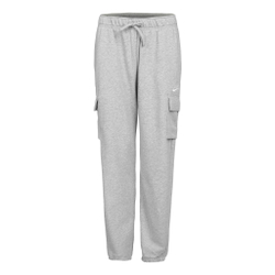 Женские теннисные брюки Nike Sportswear Club Flouncy MR Cargo Training Pants Women - Grey, White