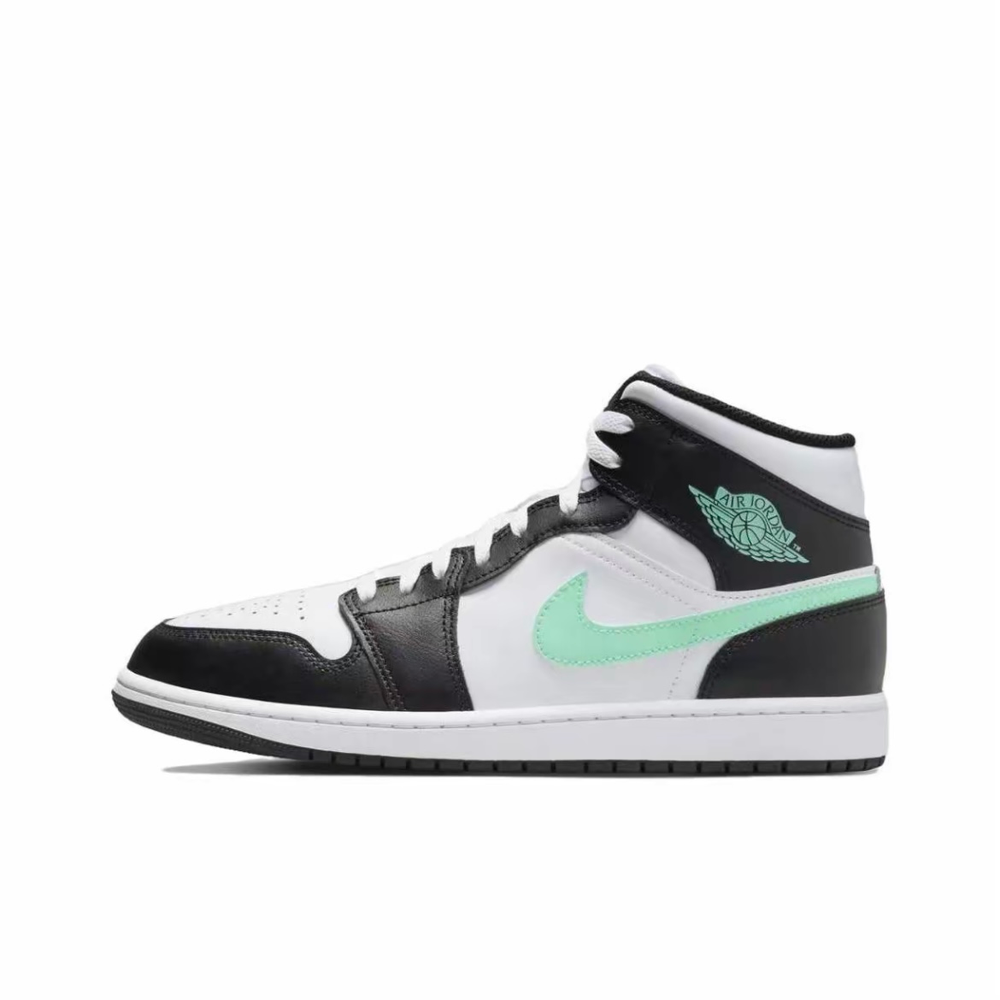 Nike Air Jordan 1 mid "Green Glow Black"