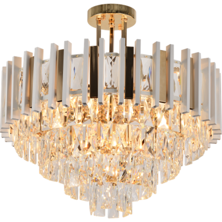 Люстра Rivoli   1041-308 8 х Е14 40 Вт хрусталь