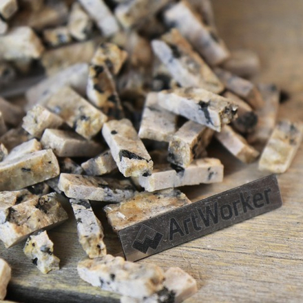 Колотый натуральный камень NS48, 350 гр