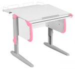 Растущая парта Дэми СУТ 24 с задней полкой СУТ.14.210 (750×880 мм)