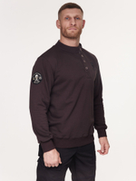 Свитшот-гимнастёрка Варгградъ мужской коричневый «1915» без начёса