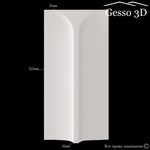 Гипсовая панель Florentine mini