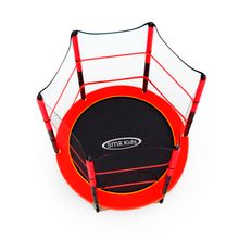 Батут детский DFC TRAMPOLINE-RED 55&amp;quot; с сеткой
