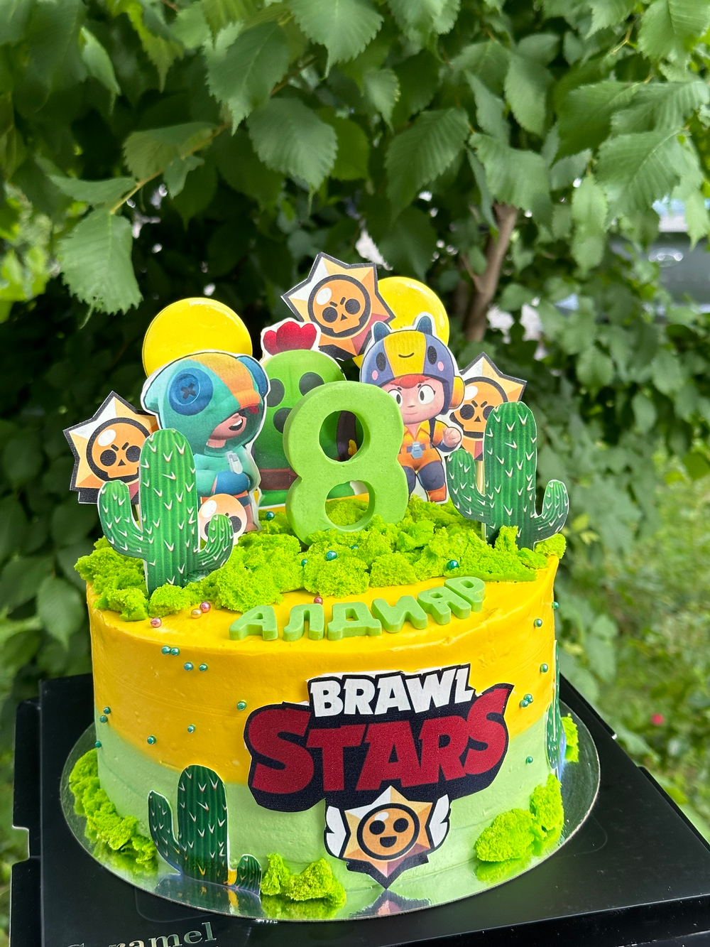 Торт на день рождения, торт для мальчика, торт Brawl Stars