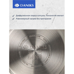 Чайник нерж, 2 л, зеркал, нержавеющая сталь, Daniks, индукц, GS-04427A-2