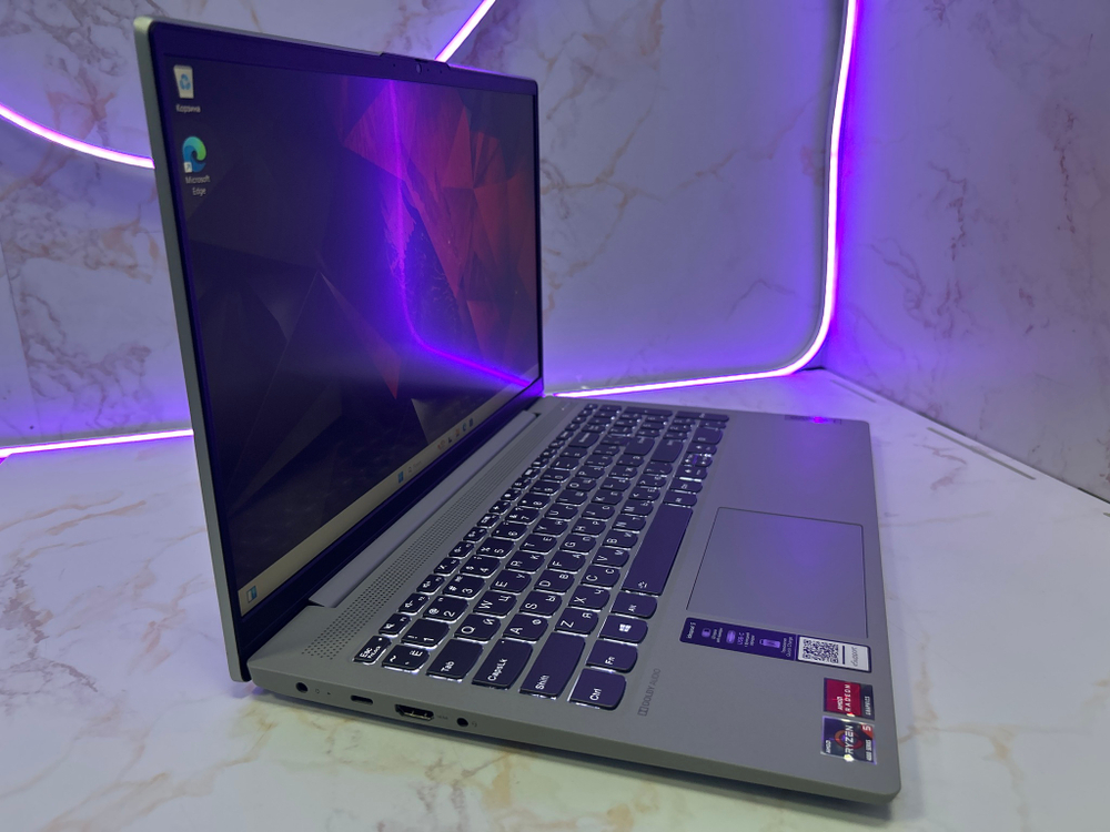 Ноутбук Lenovo IdeaPad 5 15ARE05 (81YQ00GVRK)15.6"/AMD Ryzen 5 4600U/RAM 8GB/SSD 512 GB/AMD Radeon Graphics/1920*1080/IPS/DOS/Подсветка кл-ры: нет/платиново-серый