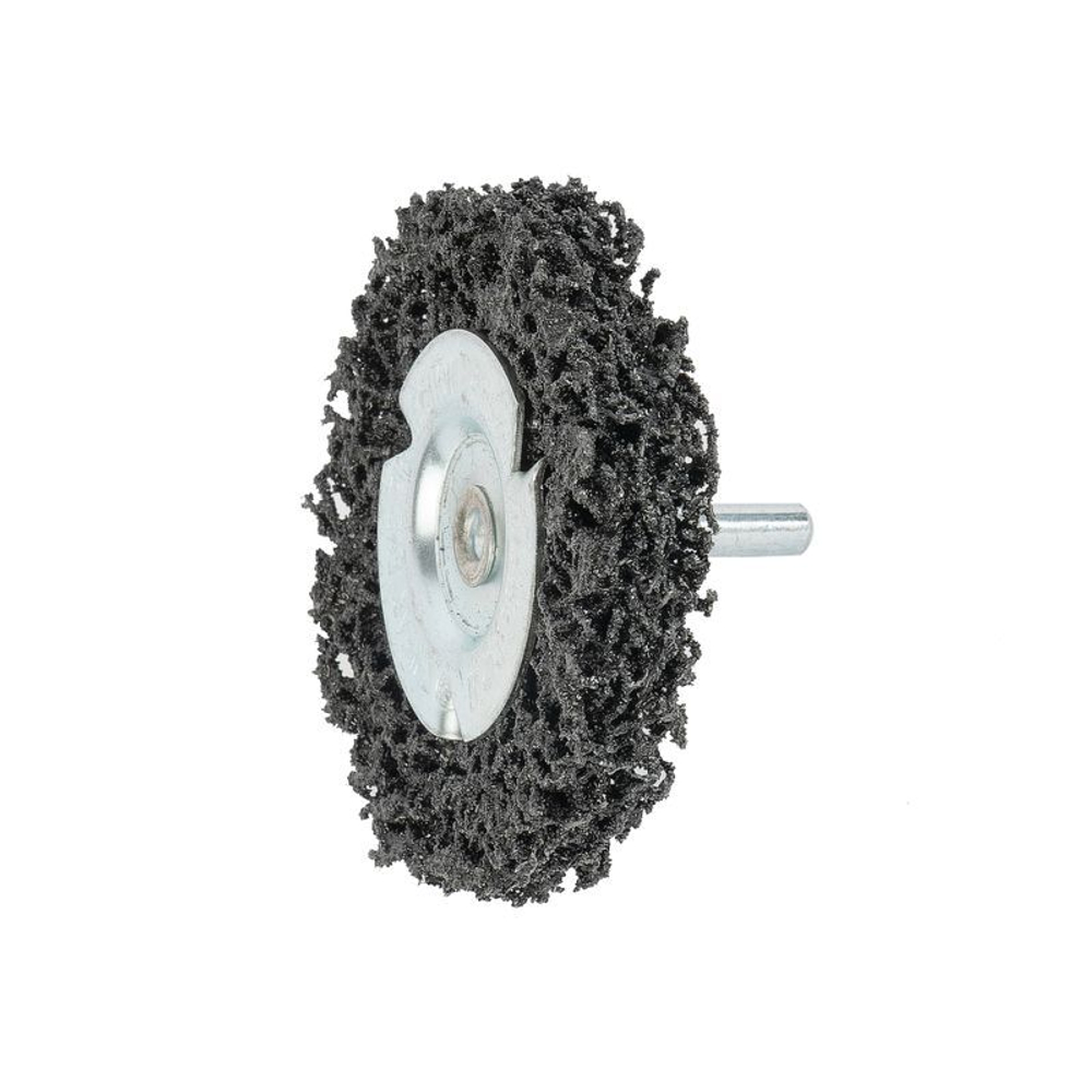 Щетка дисковая 75 мм для дрели, проволока пористый полимер-абразив Yoko