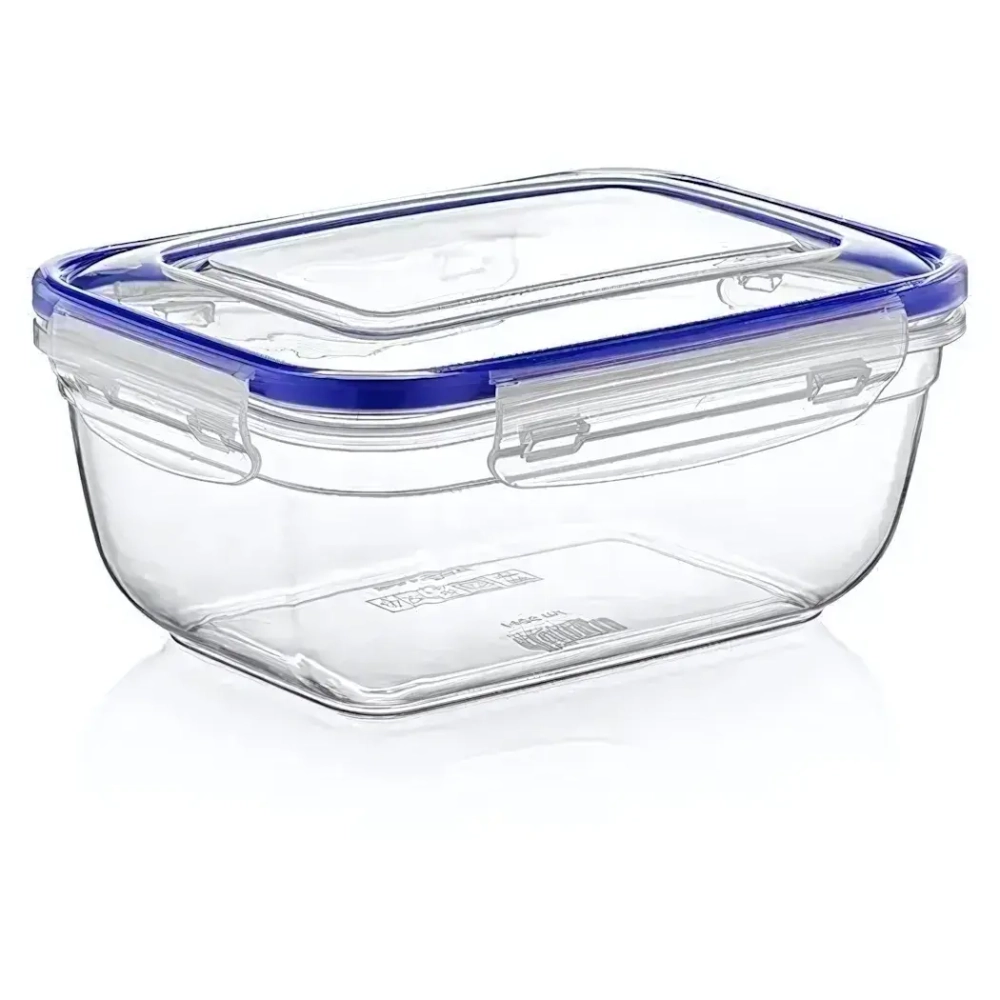 Контейнер воздухонепроницаемый прямоугольный 1400 мл, прозрач.