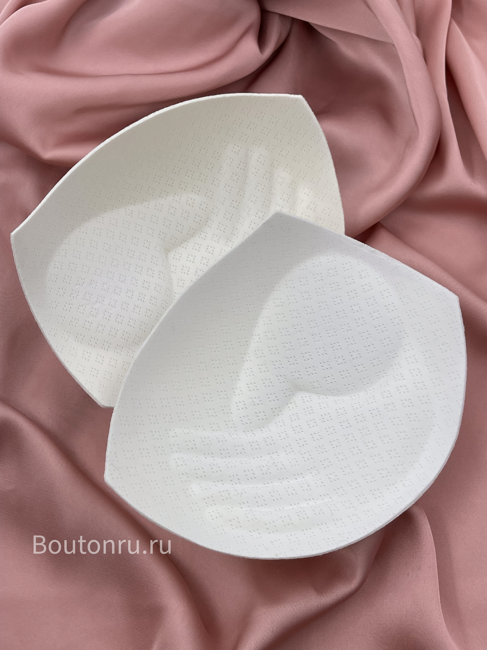 Чашки для бюстгальтера белые пуш-ап "Ладошки"