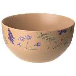 НАБОР ПОСУДЫ LEFARD "FLOWERS" 3 ПРЕДМЕТА: КРУЖКА 390МЛ, САЛАТНИК 640МЛ, ТАРЕЛКА 20,5СМ