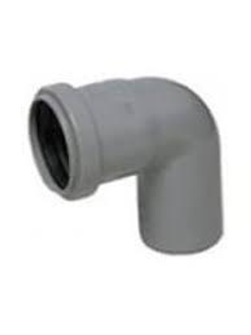 Отвод 40/90°, серый, Ostendorf 111140