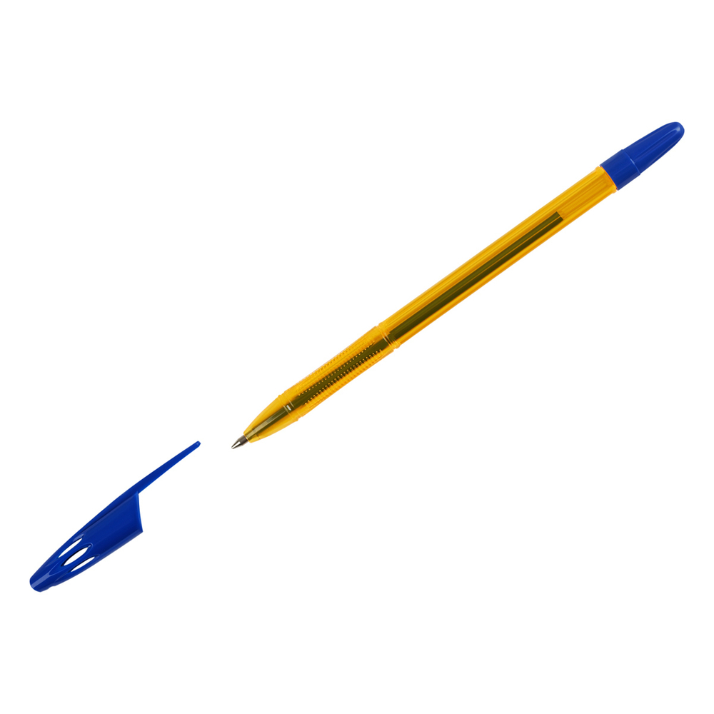 Ручка шариковая Стамм "555" , синяя, 0,7мм, масляная