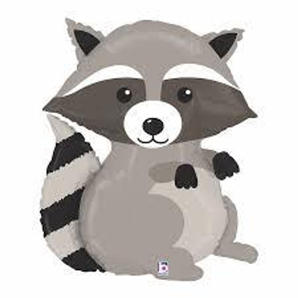 Шар (36""/91 см) Фигура, Лесной Енот, 1 шт. В039