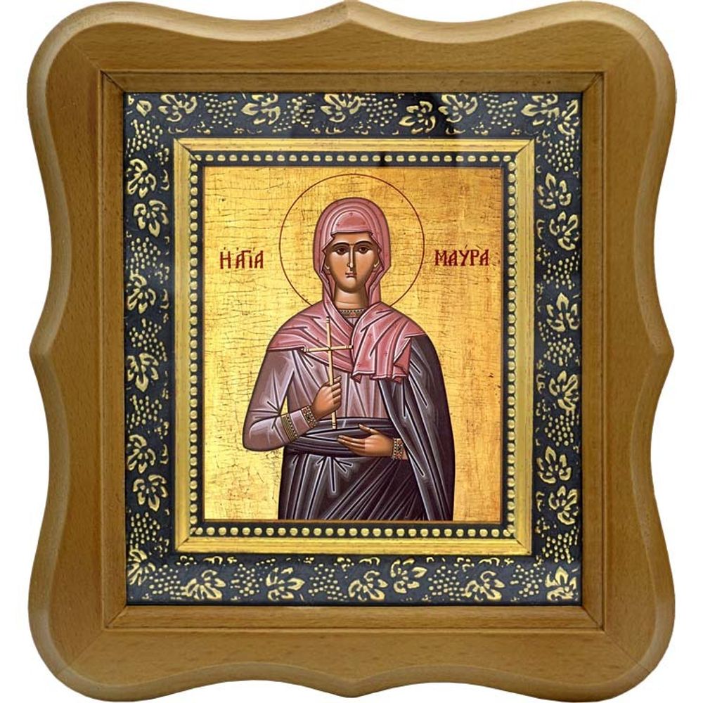 Мавра Фиваидская мученица. Икона на холсте.