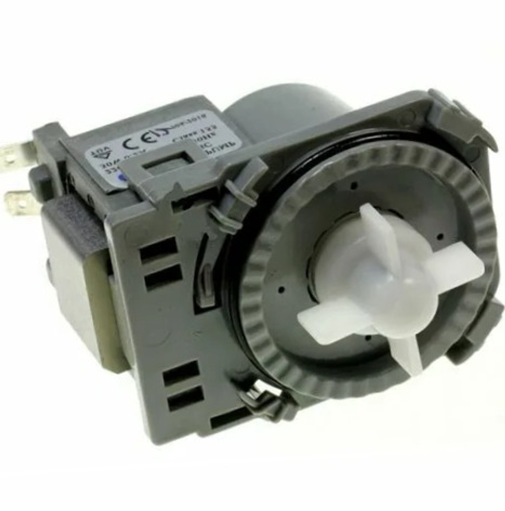 Насос FUDI 30W квадратный, 4 защелки, CANDY 49037217, GORENJE 556915.