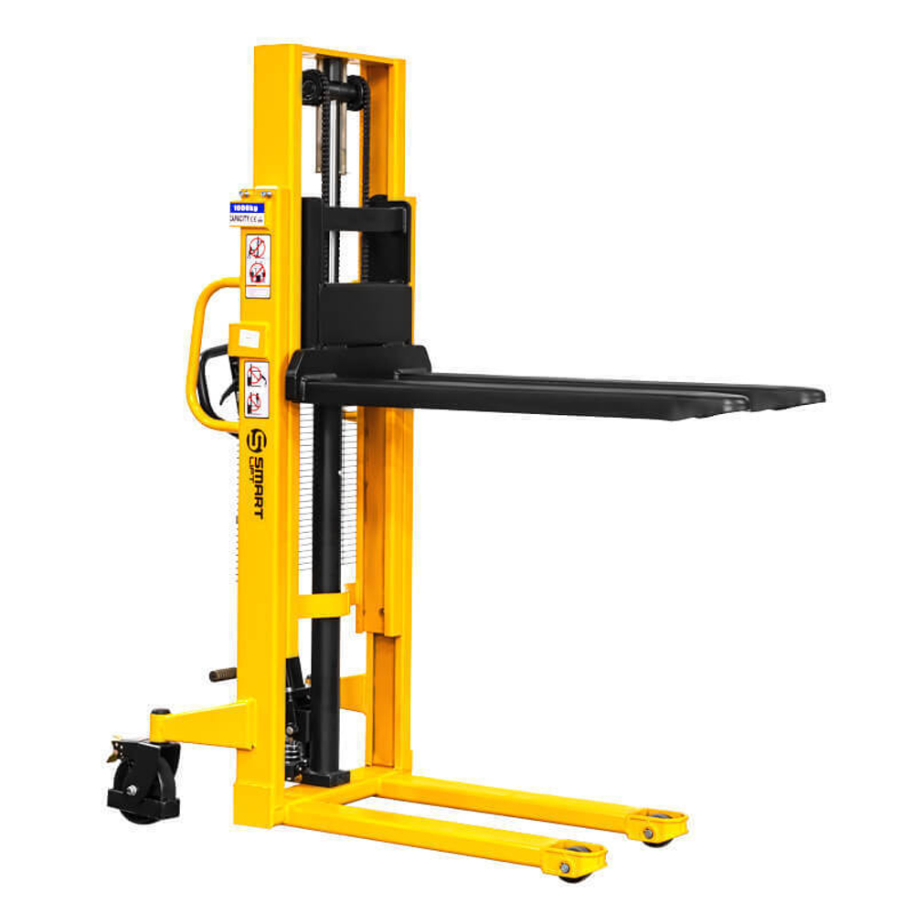 Ручной гидравлический штабелер SDA 1020 (1000 кг; 2 м; фиксированные вилы) SMARTLIFT (SMART)