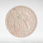 Portugal, 2.50 Escudos, 1974, VF