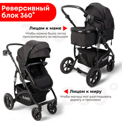 Коляска трансформер BubaGO Zoom 3в1