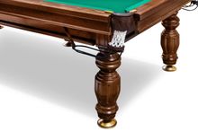 Бильярдный стол для русской пирамиды "Печора" (10 футов, сланец 25мм, борт ясень)