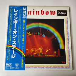 Винтажная виниловая пластинка LP Rainbow On Stage (Japan 1977) (Obi) Mistreated