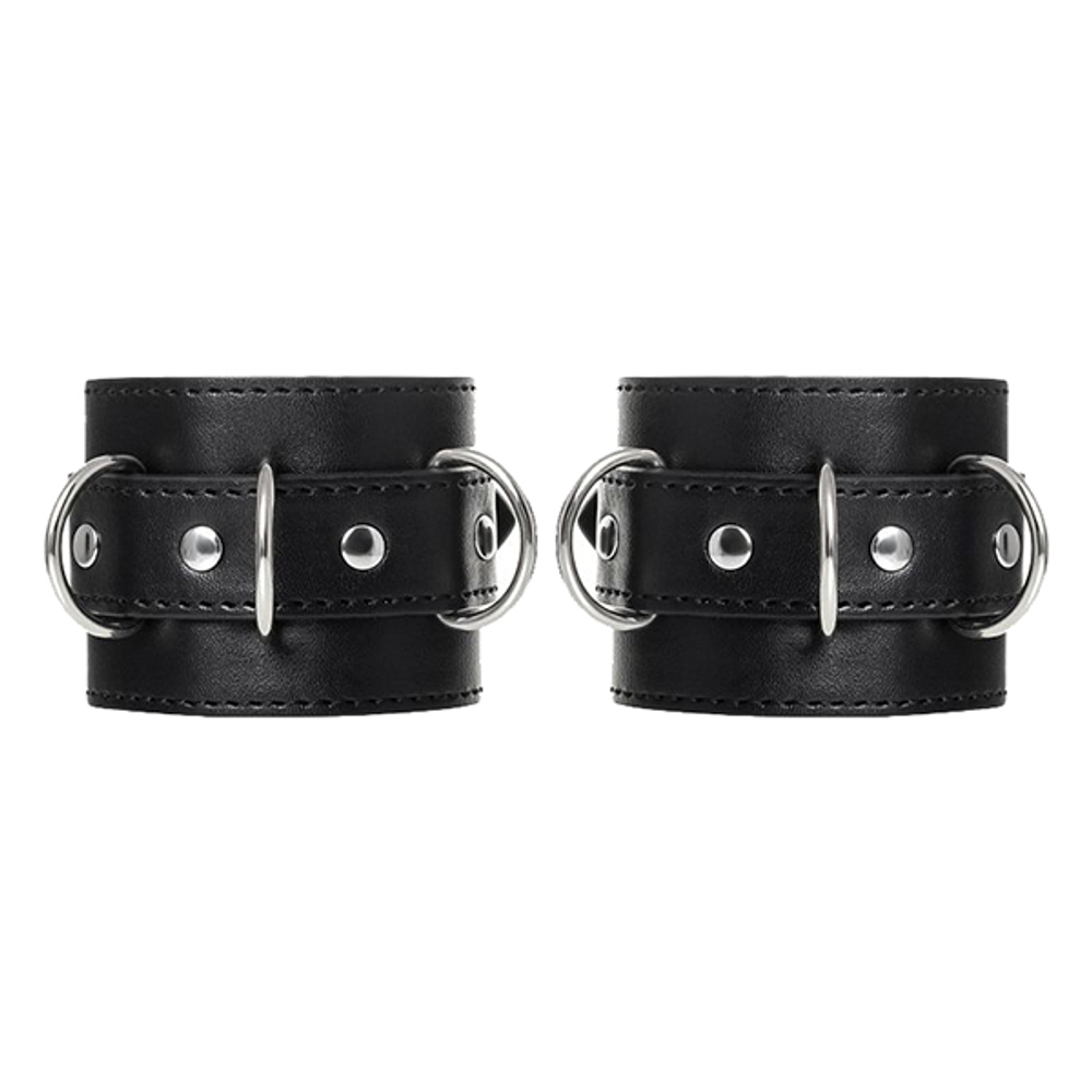 Черные наручники на сцепке ToyFa Anonymo 310103