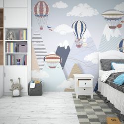 Фотообои воздушные шары