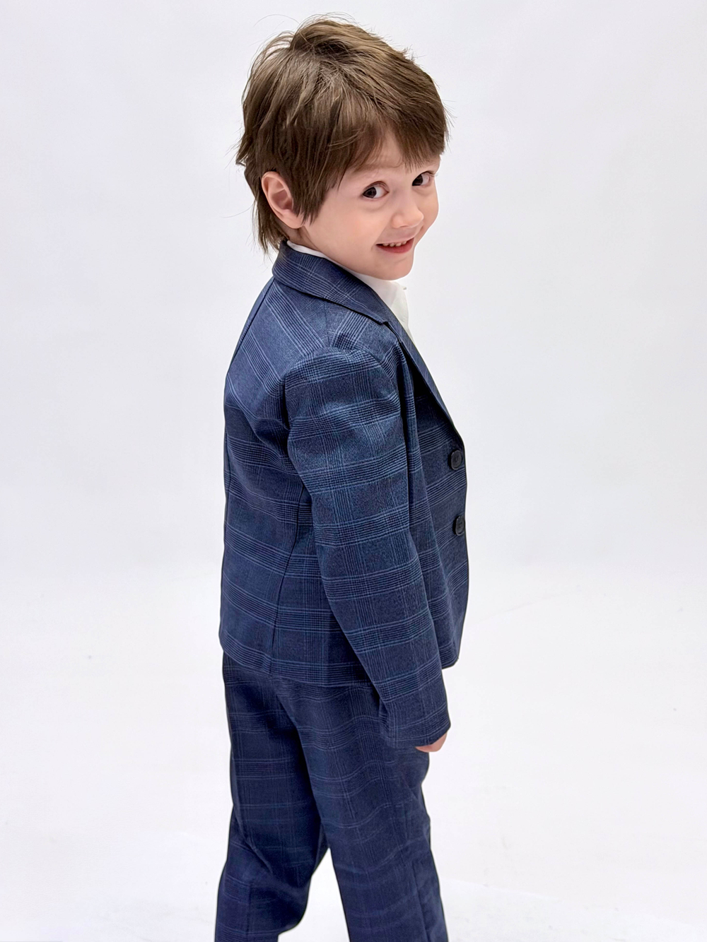 Комплект (пиджак, брюки, поло) для мальчика 6-9 лет Fleur de Vie