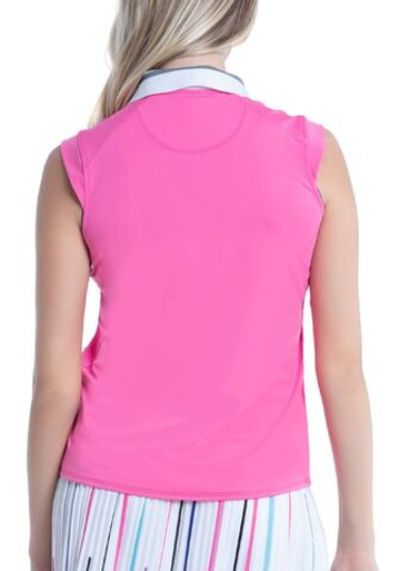 Женский топ теннисный Lucky in Love Prep It Up Icon Tank - Розовый