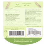 Green Sprouts, Прорезыватель с охлаждающим кольцом, для детей от 6 месяцев, прозрачный, 1 прорезыватель