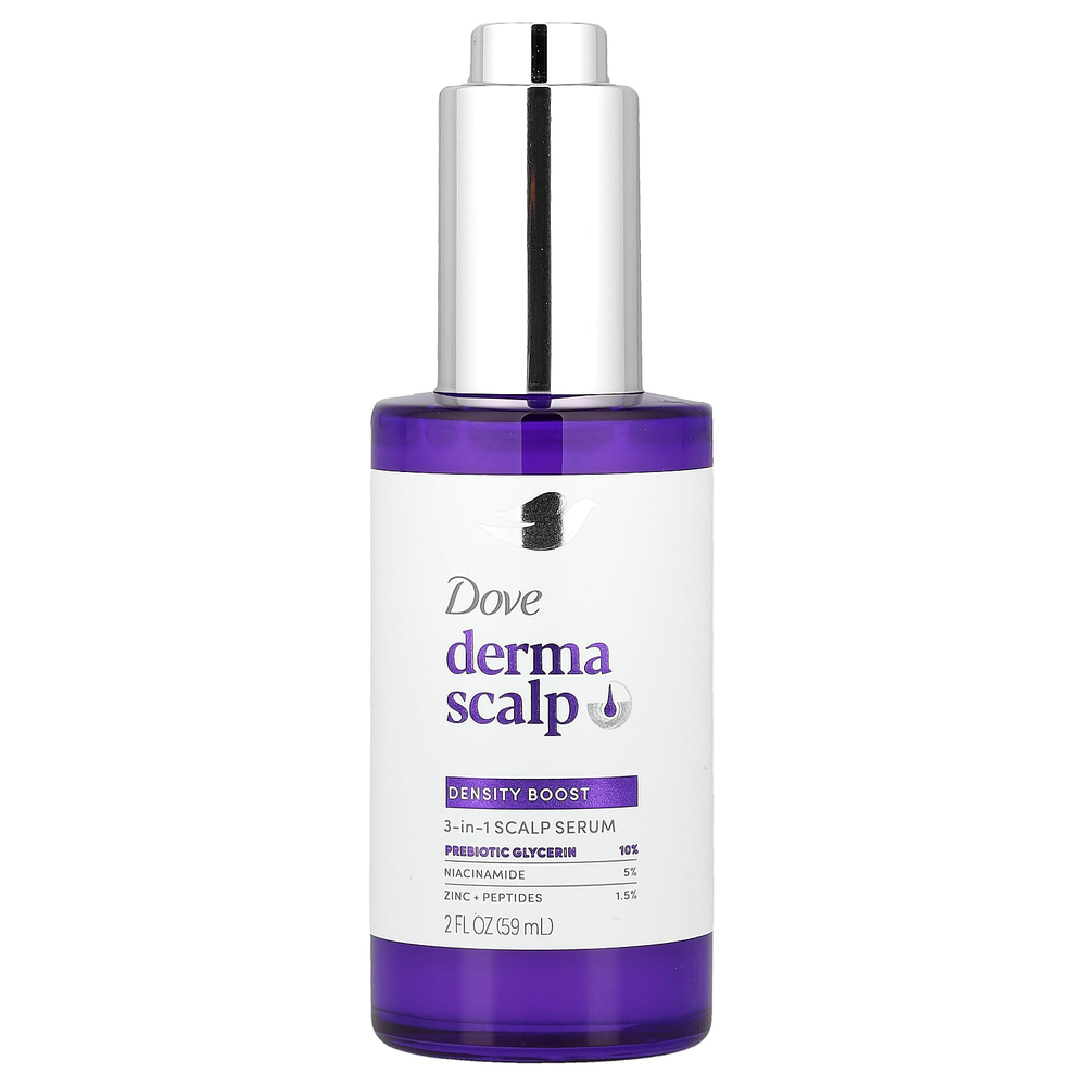Dove, Derma Scalp, сыворотка для кожи головы с плотностью 3 в 1, 59 мл (2 жидк. унции)