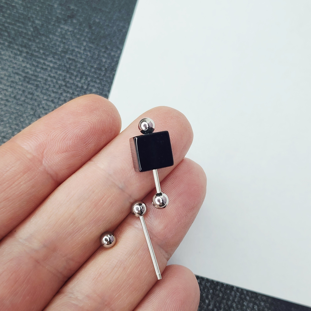 Коннектор сталь, с отвинчивающимся шариком, для колец из каучука, р-р 20×3.9мм, штучно