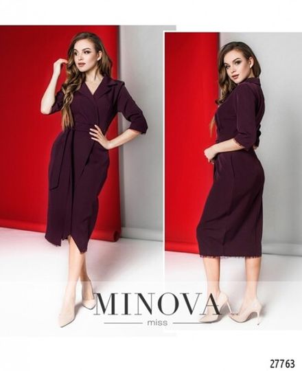 Платье 1061-бургунди Minova Фото 1