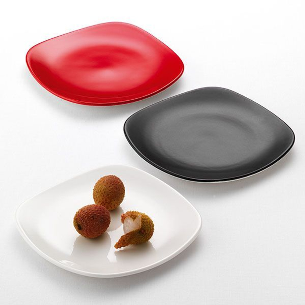 Тарелка «Квадро Вайт» квадратная;фарфор;,H=27,L=230,B=230мм;белый (Цвет: белый)