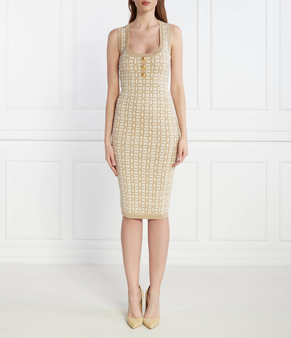 Платье Elisabetta Franchi - бежевый(AM55Z41E2)