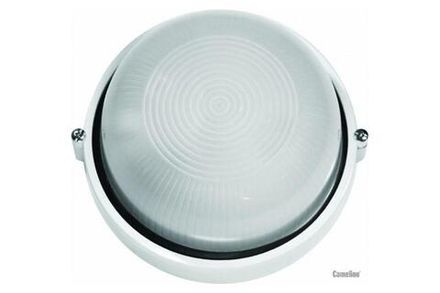 Светильник 1102S C01 NEW НБП 03-100-001 УХЛ1 "Открытый" 100Вт 230В до 130град.C круг бел. Camelion 13660