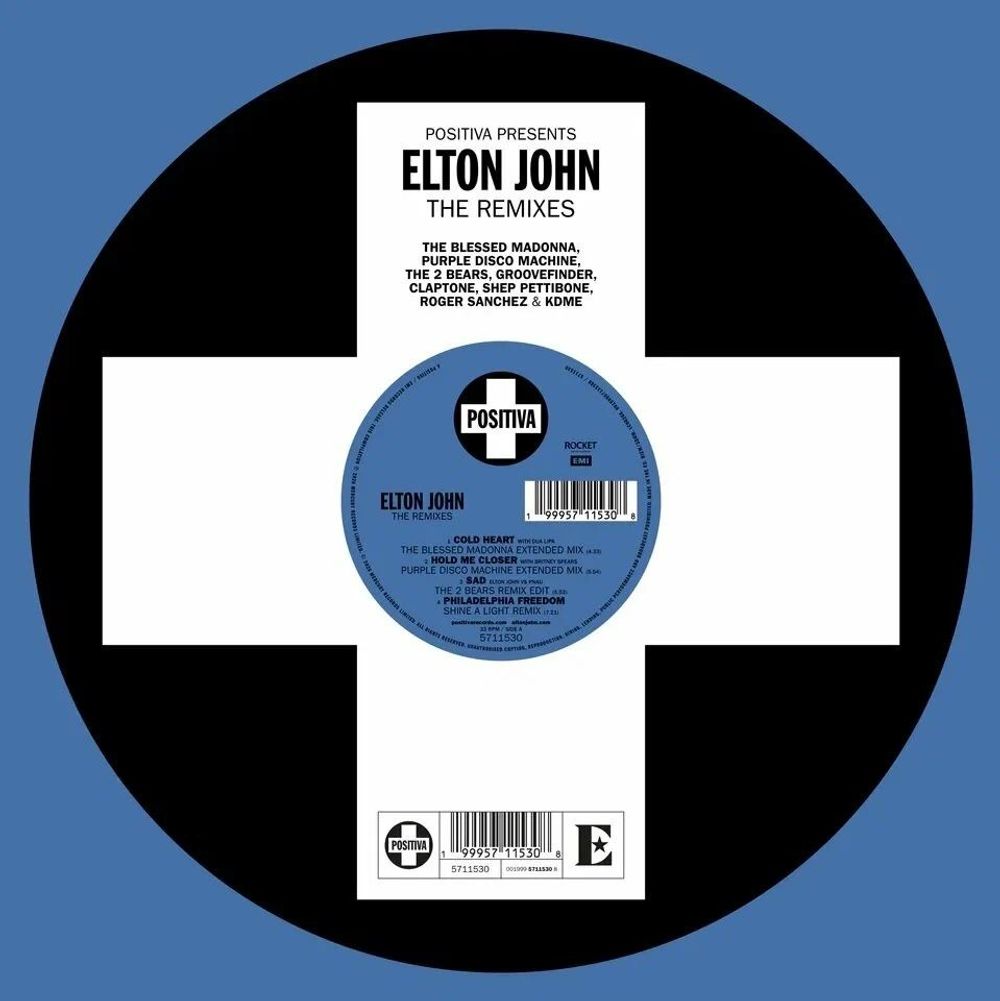 Elton John. Remixes. RSD 2026. Glow In The Dark (LP) Элтон Джон. Новая запечатанная виниловая пластинка