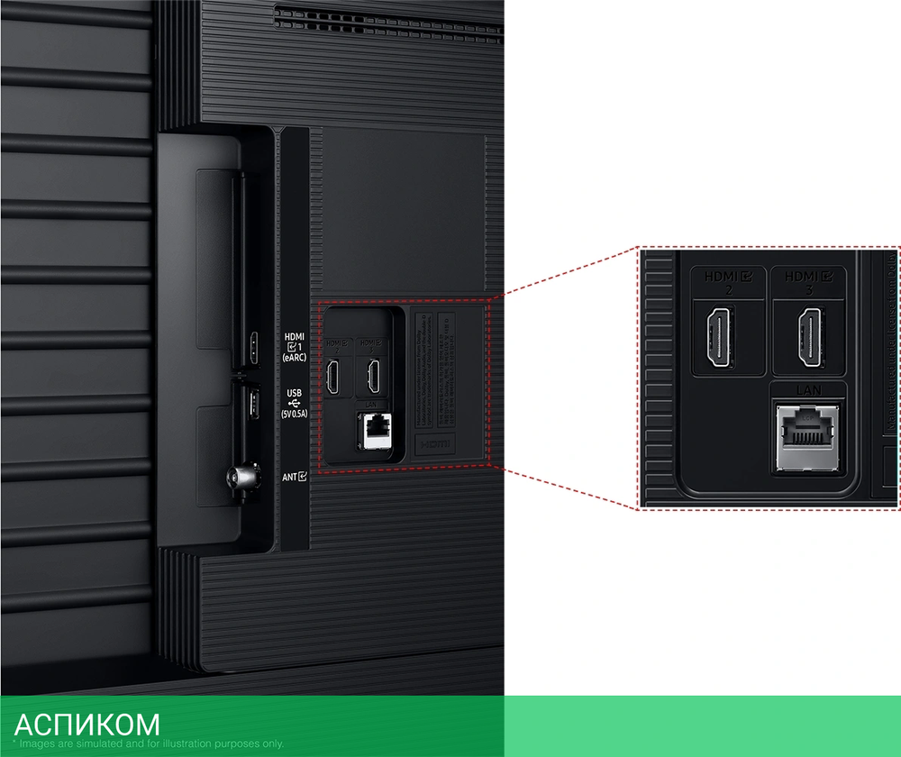 Телевизор QLED Samsung 65" QE65Q6FAAUXRU