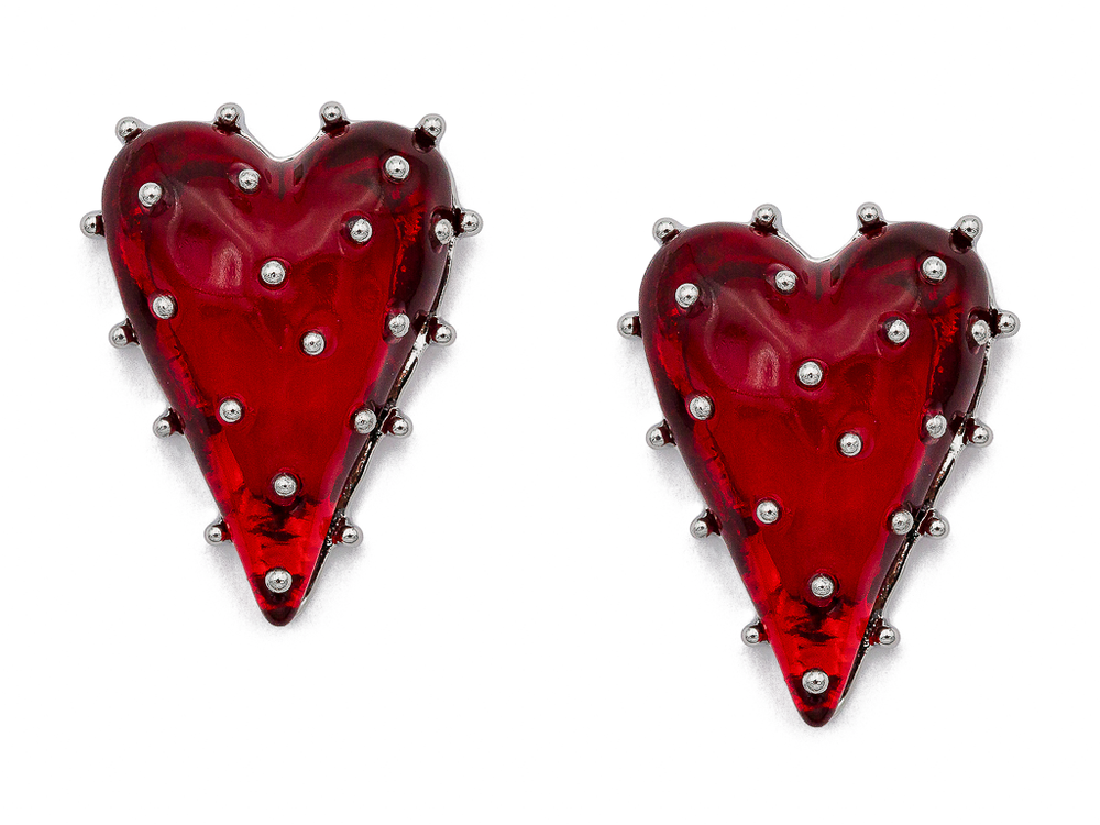 Серьги "Vintage. Сердце" 30мм