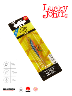 Балансир LUCKY JOHN Fin №5 (+тройник), цвет 45H, арт. 71513-45H