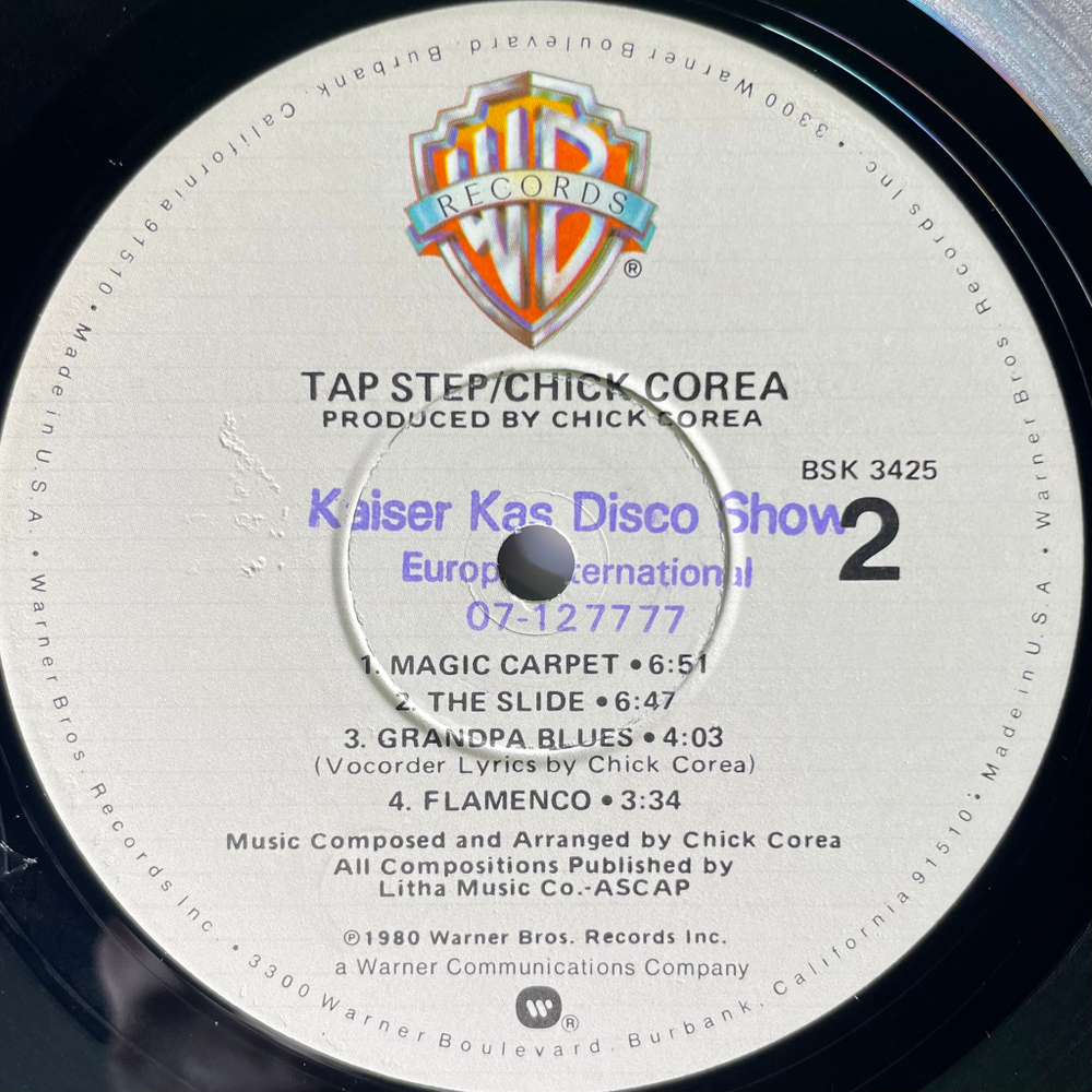 Chick Corea ‎– Tap Step (США 1980г.)