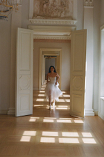 Платье миди из сетки с пайетками